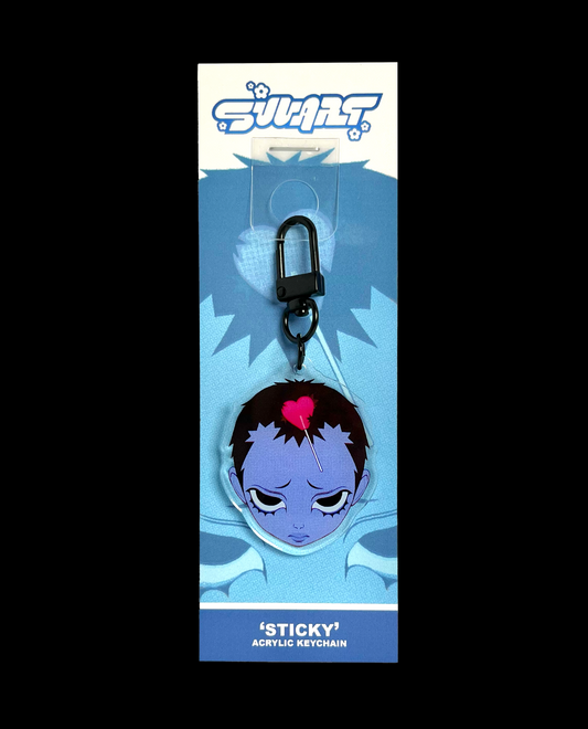 'Sticky' Acrylic Keychain