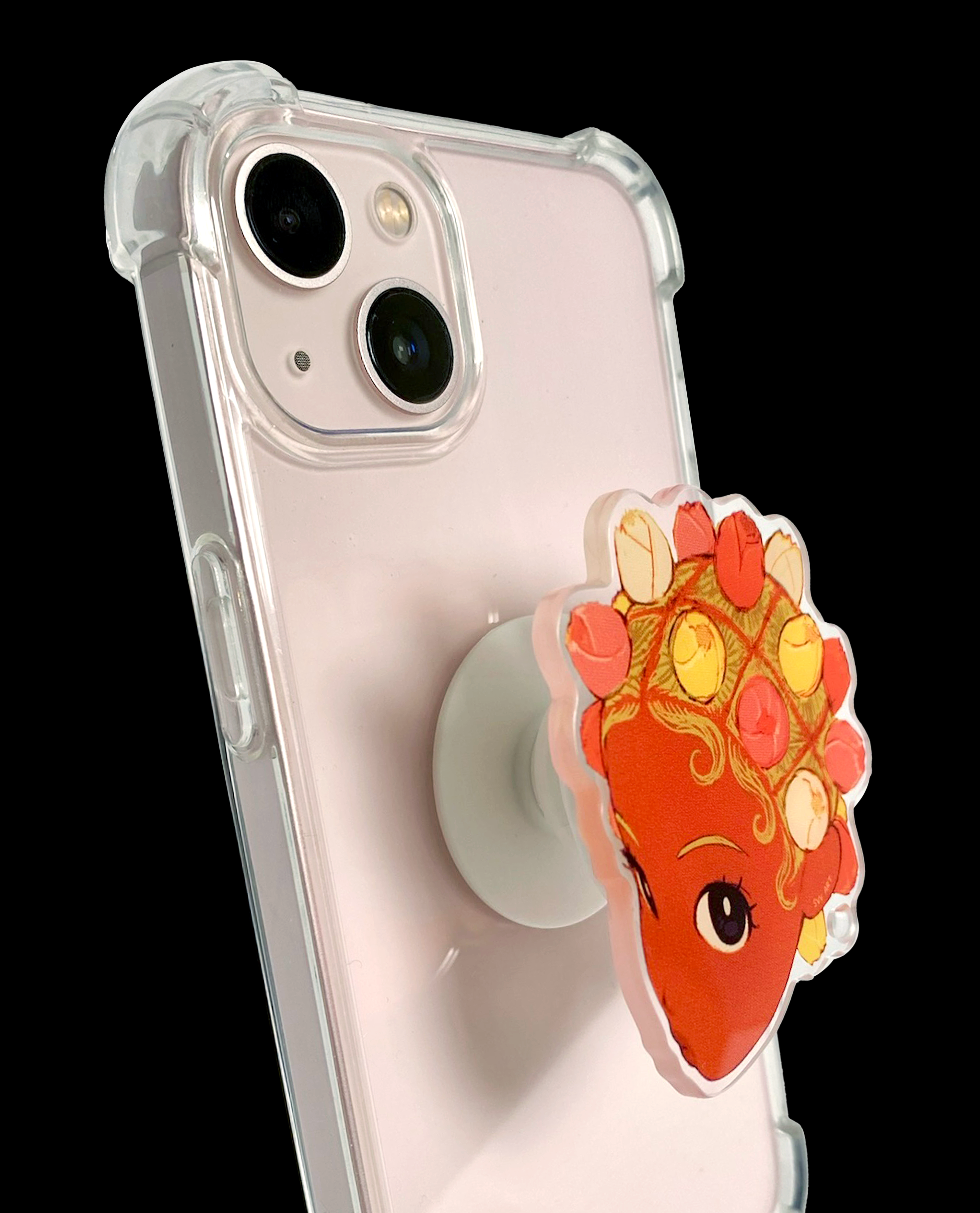 'Tulip Bantu Knots' Charm Hanger Phone Grip